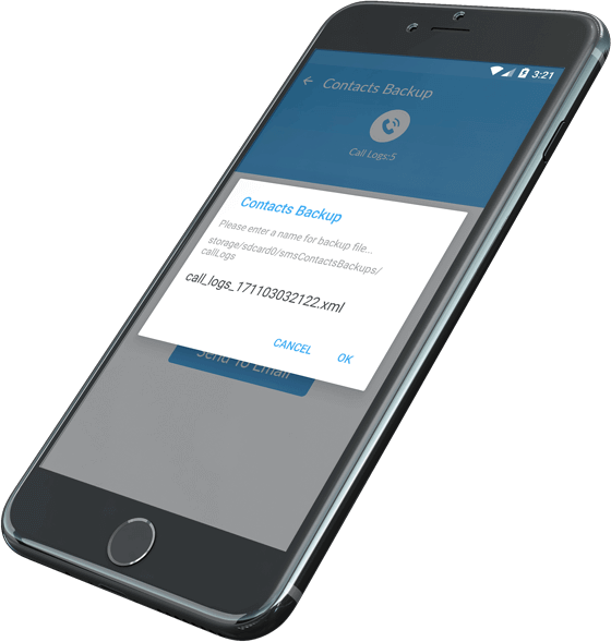Contacts backup mobile app solutions