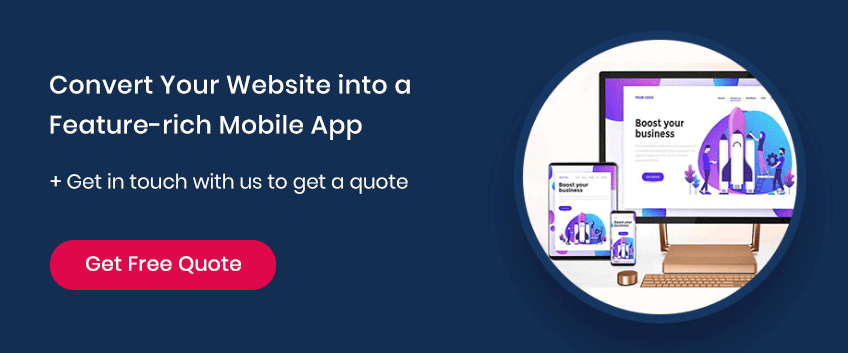 Convert Website into Feature Rich App