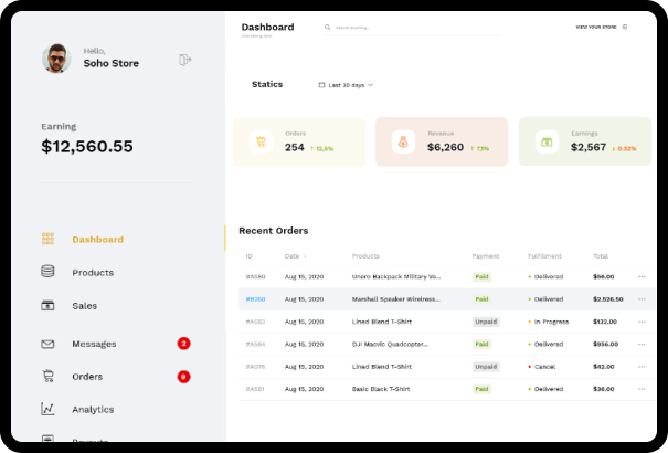 Vendor Panel