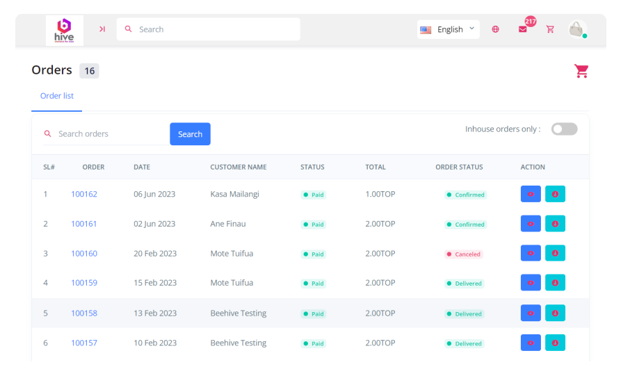 Order Management