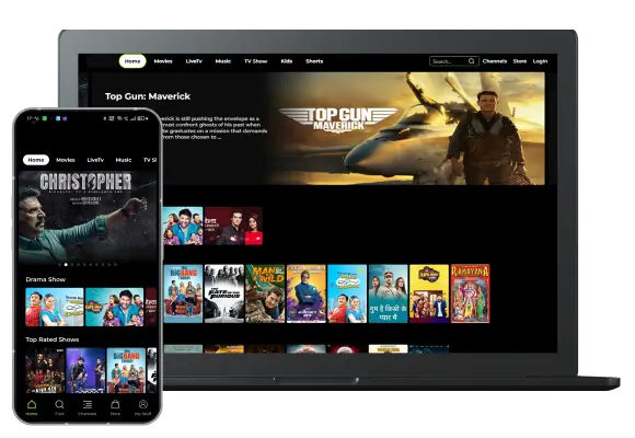 OTT App for Mobile and Web