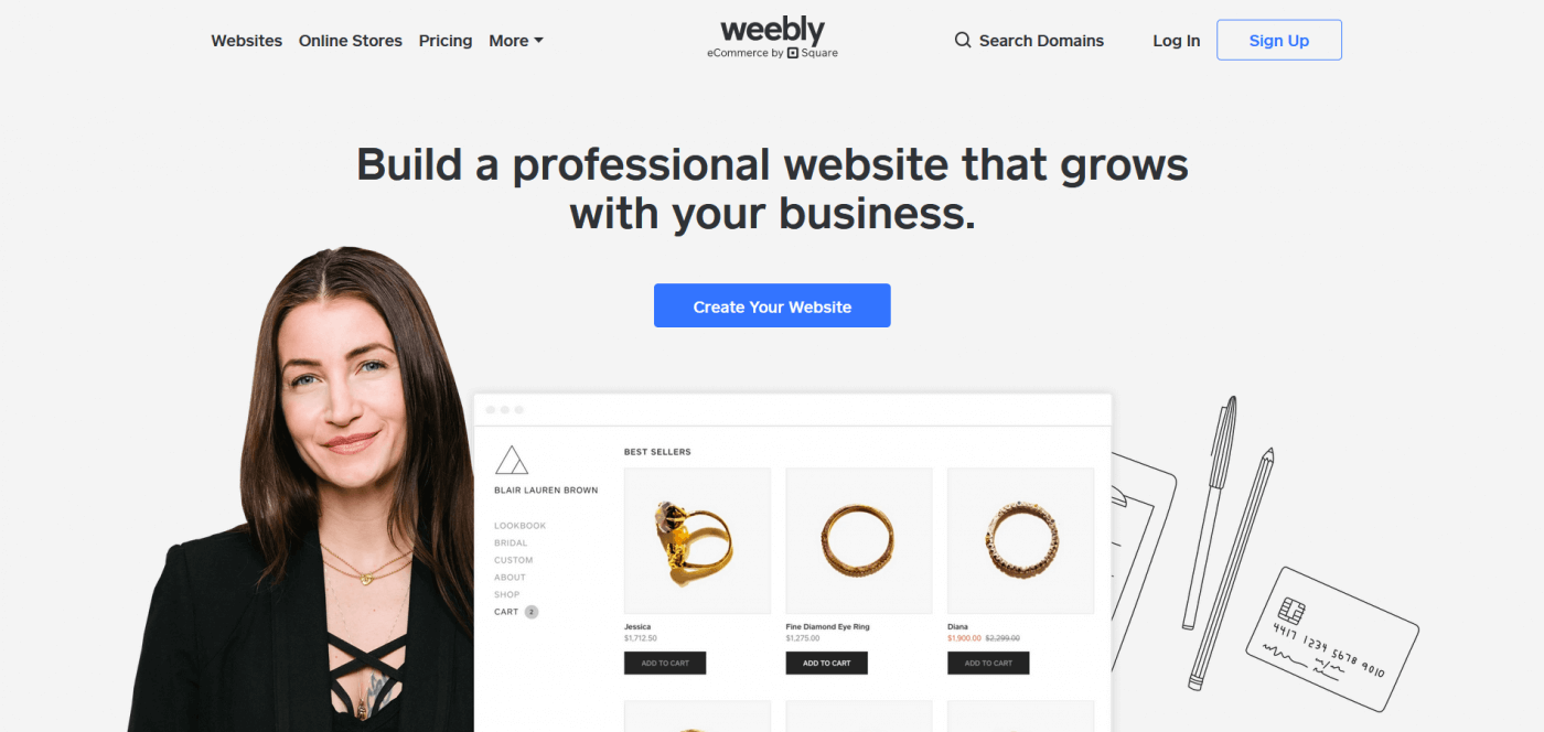 Weebly Top eCommerce Platform