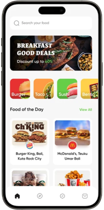 Customer Food Delivery App Features