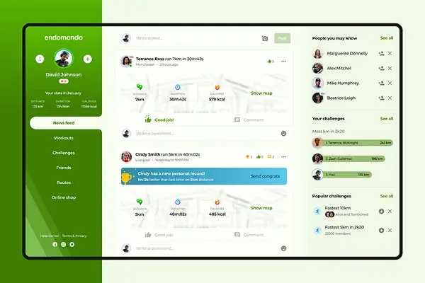 Customer App Mockup
