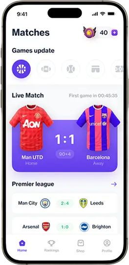 Customer App Mockup