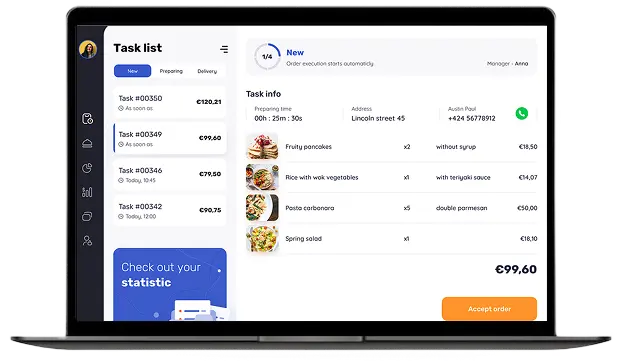 Customer App Mockup