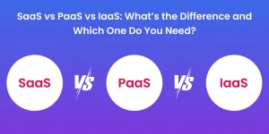 SaaS vs PaaS vs IaaS - Featured Image