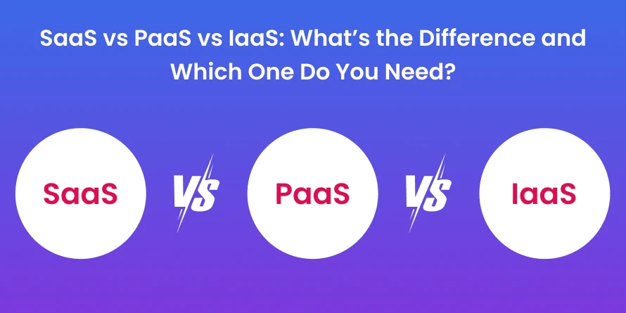 SaaS vs PaaS vs IaaS - Featured Image