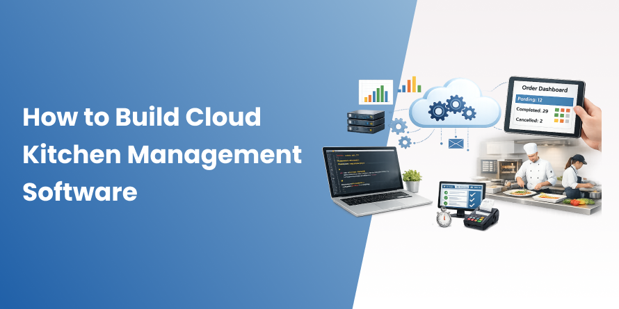 How to Build Cloud Kitchen Management Software - Featured Image