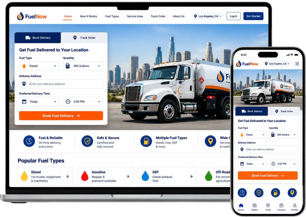 Hero Starting with One Fuel Truck
