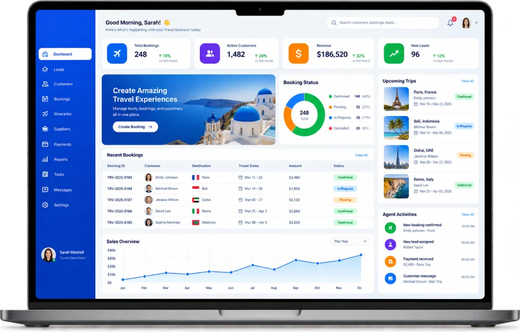 Replacing Five Disconnected Travel Systems with One CRM to Improve Agent Productivity