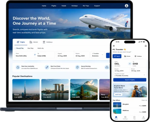 SabreMosaic & Sabre API Booking Platform